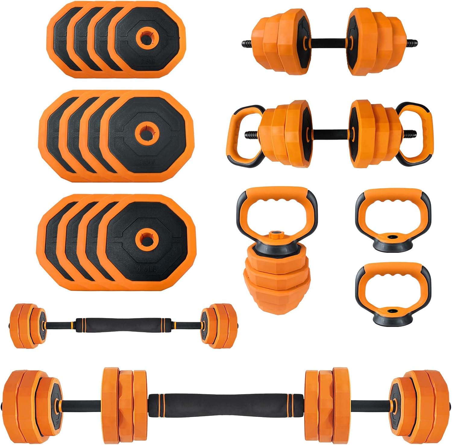 Home Gym Used - Set di manubri regolabili 4-in-1, utilizzabile