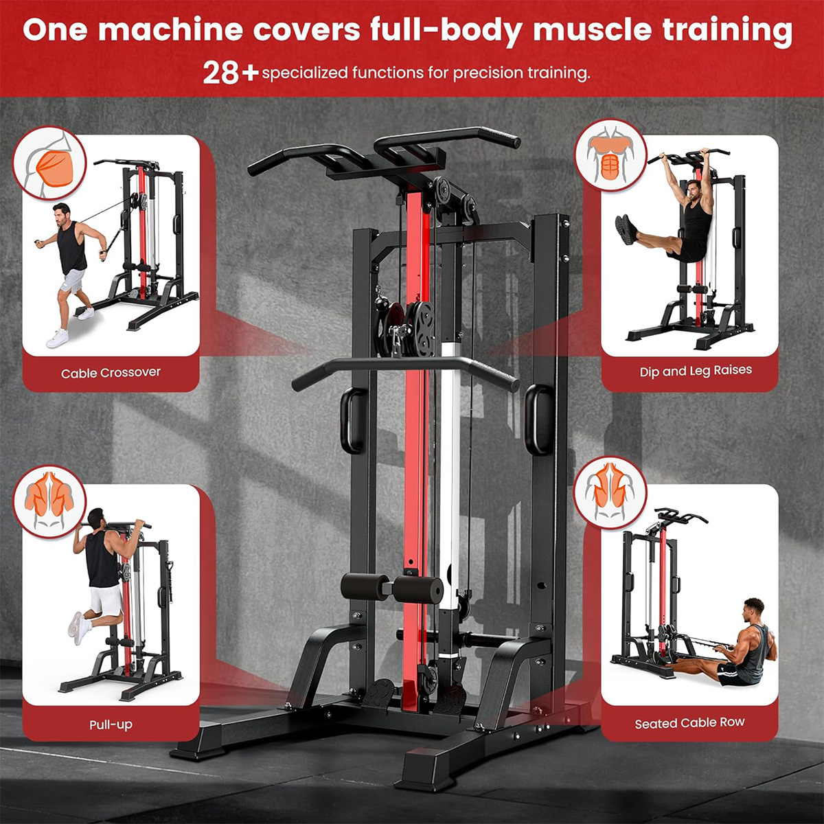 Pooboo Home Gym Machine - Sist - Leg Home Gym Workout recensione e prezzo