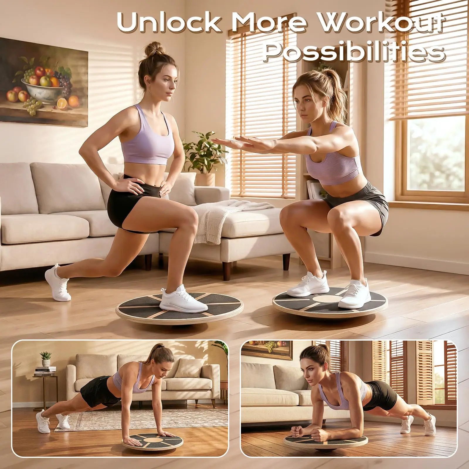 Tavola di Equilibrio in Legno  - Leg Home Gym Workout recensione e prezzo