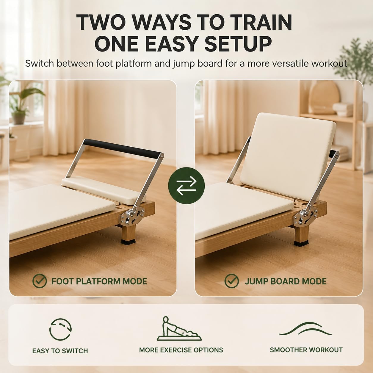 Reformer Pilates Pieghevole, M - Home Gym Resistance Machine recensione e prezzo