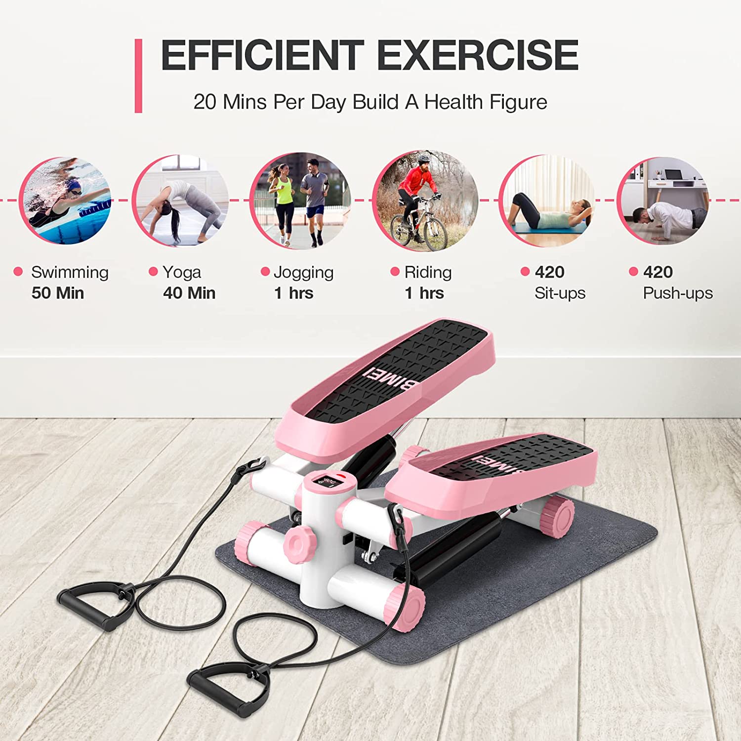 Mini stepper portatile per pal - Home Gym Resistance Machine recensione e prezzo
