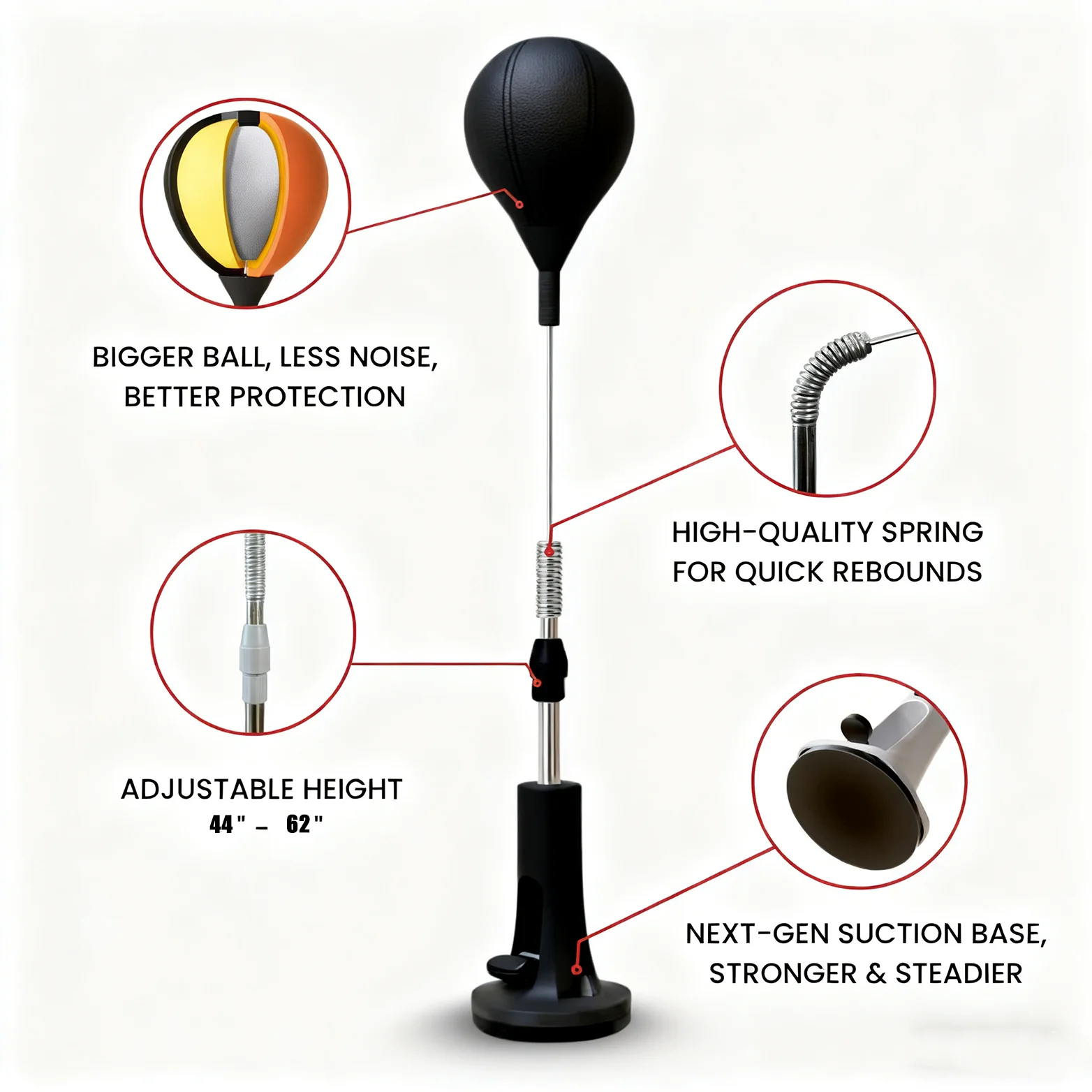 Nuovo Sacco da Boxe Premium, S - Boxing Bag Stand recensione e prezzo