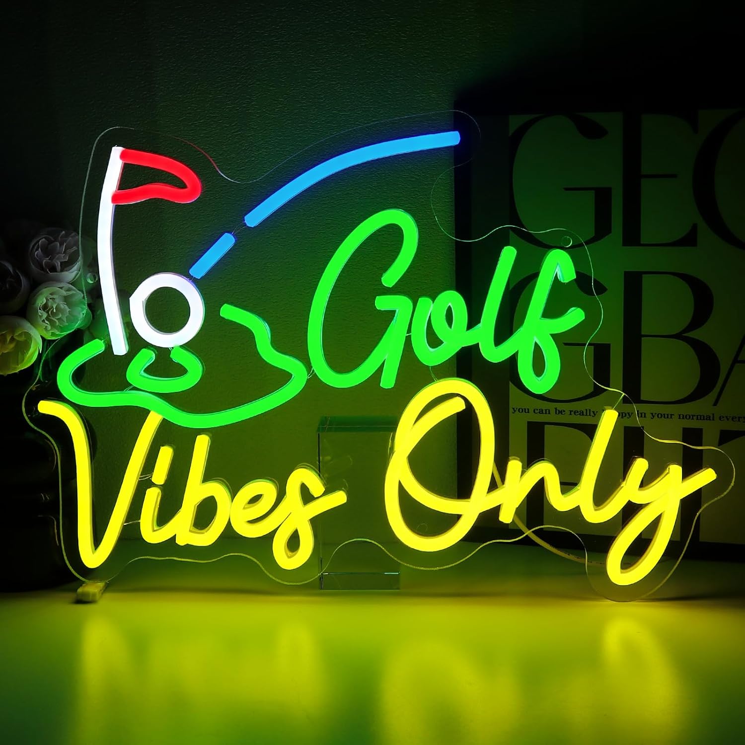 Insegna al neon Golf Vibes Onl - Home Gym Vibes recensione e prezzo