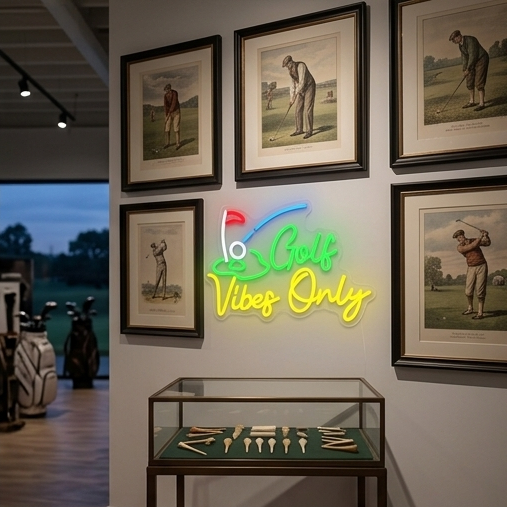 Insegna al neon Golf Vibes Onl - Home Gym Vibes recensione e prezzo