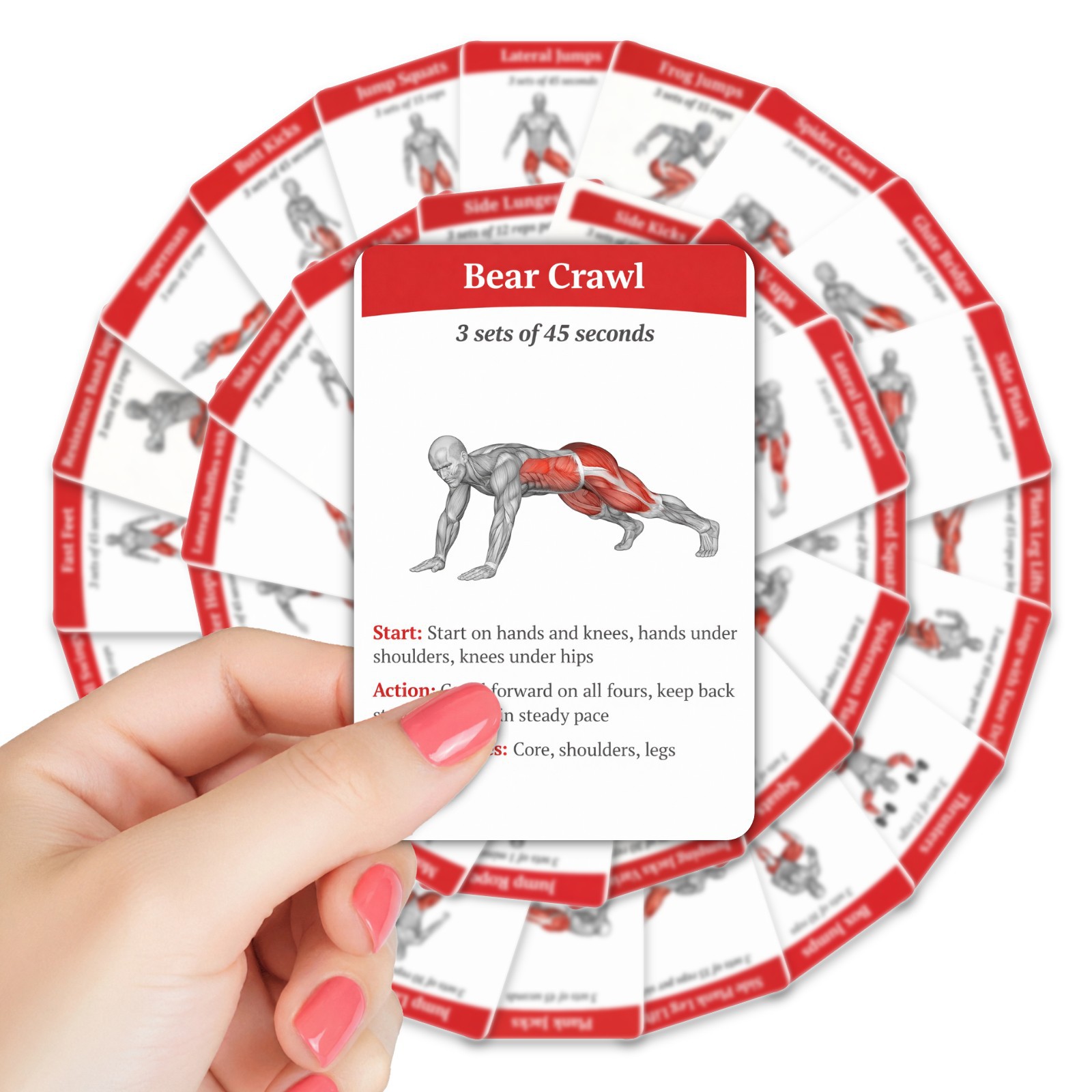 36 carte guida per l'allenamen - Home Gym Needs recensione e prezzo